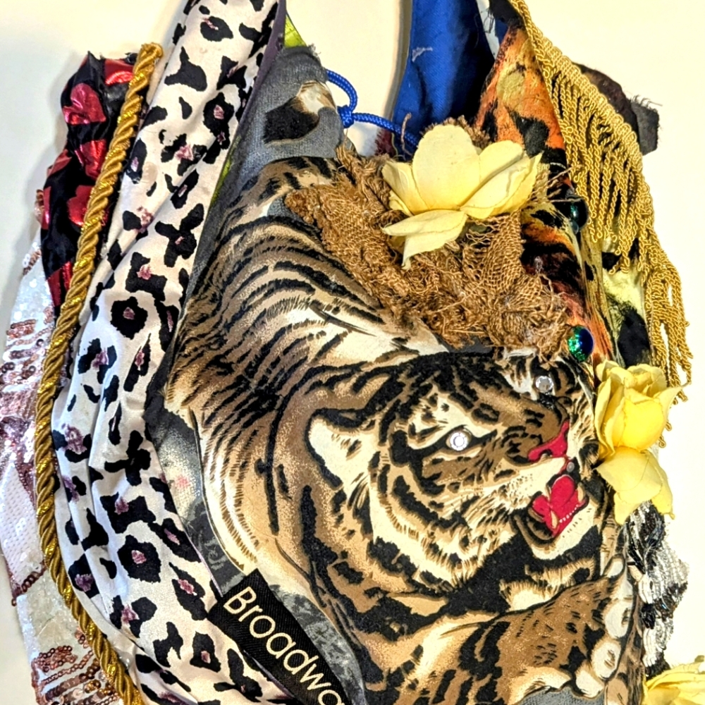 Wendy Gell OOAK Bag# 2 Tigers, Fringe, I love New York,Betty Boop, Broadway, - Picture 3 of 4